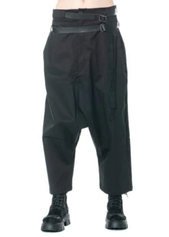 PAL OFFNER, Einzigartige Ballonhose Mit Doppelten Gürteln -Kleider Geschaft 2202 02 1303 bigdoublebeltedtrousers black 2