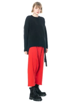 PAL OFFNER, Einzigartige Ballonhose Mit Doppelten Gürteln -Kleider Geschaft 2202 02 1303 bigdoublebeltedtrousers poppyred 2
