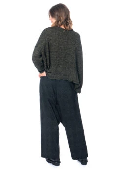 RUNDHOLZ  BLACK  LABEL, Hose Mit Weitem Bein Und Sehr Tiefem Schritt 2223440107 -Kleider Geschaft 2223440107 blackblackfaux 2