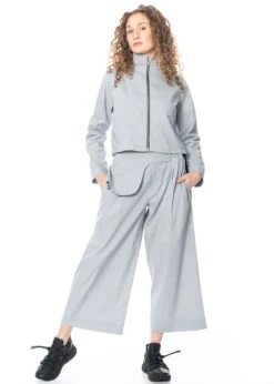 Yukai, Sommerhose Mit Geradem Bein Und Taschen