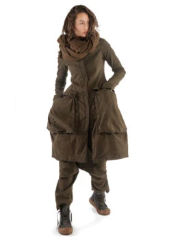 RUNDHOLZ DIP, Leicht Taillierter Mantel Mit Voluminösen Fronttaschen 2232121207