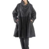 RUNDHOLZ, Gestreifter Leinenmantel Mit Femininem, Plissiertem Rockdetail 2231101207 -Kleider Geschaft 223 rh lookbook 45 1