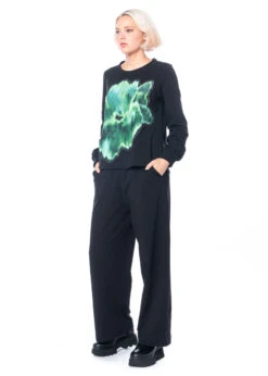 HINDAHL & SKUDELNY, Weite Hose Aus Weichem Baumwollmaterial 223H07