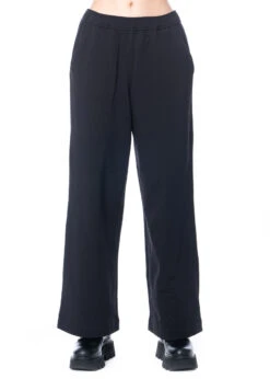 HINDAHL & SKUDELNY, Weite Hose Aus Weichem Baumwollmaterial 223H07 -Kleider Geschaft 223h07 s nero 5