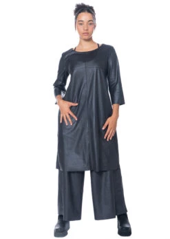 HINDAHL & SKUDELNY, Veganes Lederkleid 223K01 -Kleider Geschaft 223k01 m. 223h02 u.power up 2