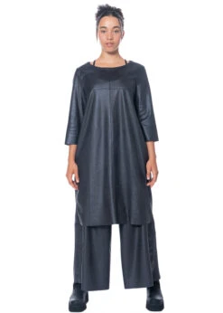 HINDAHL & SKUDELNY, Veganes Lederkleid 223K01 -Kleider Geschaft 223k01 m. 223h02 u.power up 3