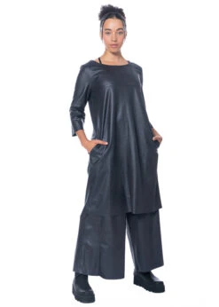 HINDAHL & SKUDELNY, Veganes Lederkleid 223K01 -Kleider Geschaft 223k01 m. 223h02 u.power up 6