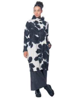 HINDAHL & SKUDELNY, Kragenkleid Mit Blumenmotiv 223K11