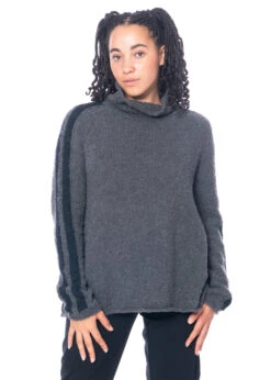 HINDAHL & SKUDELNY, Raglanpullover Mit Stehkragen 223P19 -Kleider Geschaft 223p19 gr. m olive nero 5