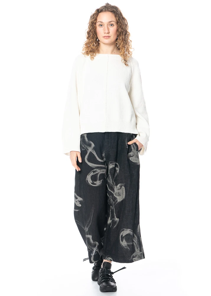 Yukai, Leichte Sommerhose Mit Print 4 Yukai, Leichte Sommerhose Mit Print – Bild 2