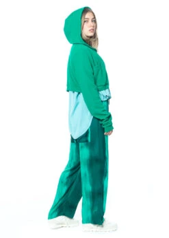 RUNDHOLZ DIP, Elastische Hose Aus Viskose In Abstrakter Farbgebung 1232190102 -Kleider Geschaft 2271105 green 6 1 1