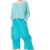 RUNDHOLZ DIP, Leichte Hose Mit Tiefem Schritt 1232290102 -Kleider Geschaft 2290102 aqua s 2