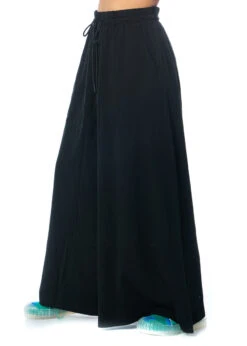 RUNDHOLZ DIP, Weite, Fließende Baumwollhose Mit Spannendem Farbverlauf 1232300125 -Kleider Geschaft 2300125 black xs 7