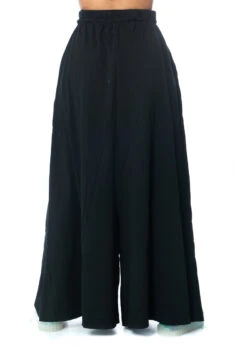 RUNDHOLZ DIP, Weite, Fließende Baumwollhose Mit Spannendem Farbverlauf 1232300125 -Kleider Geschaft 2300125 black xs 8