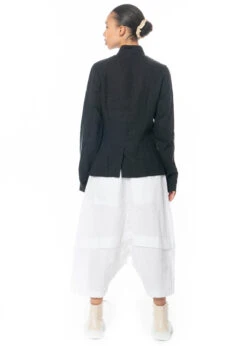 PAL OFFNER, Gemütliche Leinenhose Mit Sehr Tiefem Schritt