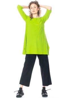 Basic Hose Mit Geradem Und Leicht Gekürztem Beinschnitt