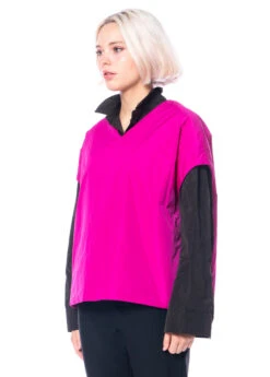 KATHARINA HOVMAN, Gefüttertes Oberteil Mit V-Ausschnitt 231007 -Kleider Geschaft 231007 n