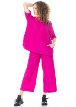 KATHARINA HOVMAN, Lange Weite Hose Mit Seitlichen Eingriffstaschen 231289 -Kleider Geschaft 231289 7