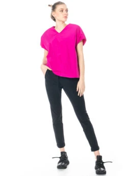 KATHARINA HOVMAN, Hoch Geschnittene Sportliche Hose Mit Kordelzug 231396