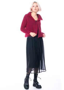 Yukai, Unterkleid Mit Materialmix Und Ausgestelltem Rockteil 17 Yukai, Unterkleid Mit Materialmix Und Ausgestelltem Rockteil -Kleider Geschaft 234k2 7