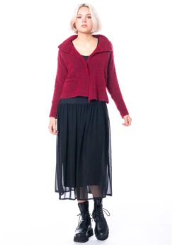 Yukai, Unterkleid Mit Materialmix Und Ausgestelltem Rockteil 18 Yukai, Unterkleid Mit Materialmix Und Ausgestelltem Rockteil -Kleider Geschaft 234k2 8