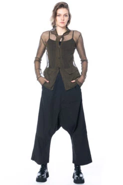 RUNDHOLZ DIP, Locker Geschnittene Hose Aus Baumwoll-Stretch 2232390102