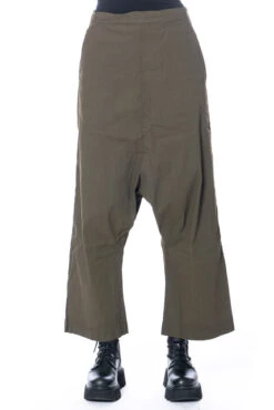 RUNDHOLZ DIP, Locker Geschnittene Hose Aus Baumwoll-Stretch 2232390102 -Kleider Geschaft 2390102 khaki close up