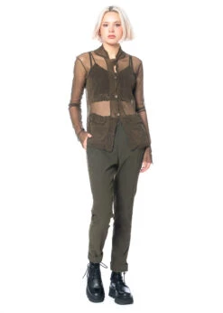 RUNDHOLZ DIP, Legere Freizeithose Aus Baumwolle Mit Stretch-Anteil 2232390104 -Kleider Geschaft 2390104 khaki s 2 2 1