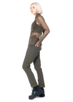 RUNDHOLZ DIP, Legere Freizeithose Aus Baumwolle Mit Stretch-Anteil 2232390104 -Kleider Geschaft 2390104 khaki s 3 1