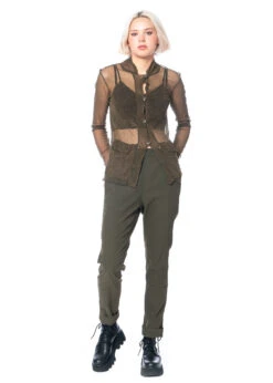 RUNDHOLZ DIP, Legere Freizeithose Aus Baumwolle Mit Stretch-Anteil 2232390104 -Kleider Geschaft 2390104 khaki s 5 1