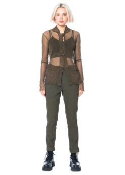 RUNDHOLZ DIP, Legere Freizeithose Aus Baumwolle Mit Stretch-Anteil 2232390104 -Kleider Geschaft 2390104 khaki s 1