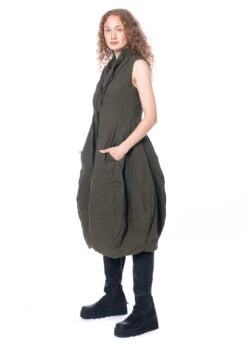 RUNDHOLZ DIP, ärmelloses Kleid Aus Baumwollstretch 2232390908