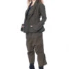 RUNDHOLZ DIP, Figurbetonte Jacke Aus Baumwollstretch Mit Voluminösen Manschetten 2232391105 -Kleider Geschaft 2391105 khaki s 2