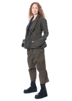 RUNDHOLZ DIP, Figurbetonte Jacke Aus Baumwollstretch Mit Voluminösen Manschetten 2232391105
