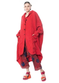 RUNDHOLZ DIP, Oversize Mantel Aus 100% Leinen In Attraktiver Farbe 1232411211