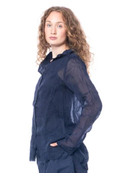 RUNDHOLZ DIP, Geknöpfte Bluse Aus 100% Weicher Baumwolle 2232580404