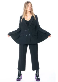 PLUSLAVIE PLÜ, Auffälliger Blazer Mit Offener Rückseite 2 ROWS -Kleider Geschaft 2 rows 8026 4