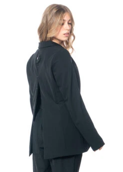 PLUSLAVIE PLÜ, Auffälliger Blazer Mit Offener Rückseite 2 ROWS -Kleider Geschaft 2 rows 8026 6