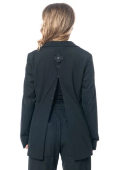 PLUSLAVIE PLÜ, Auffälliger Blazer Mit Offener Rückseite 2 ROWS -Kleider Geschaft 2 rows 8026 7
