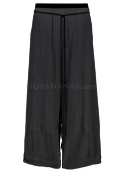 SYMETRIA, Lässige Hose Mit Tiefem Schritt -Kleider Geschaft 3215 ozone pant black