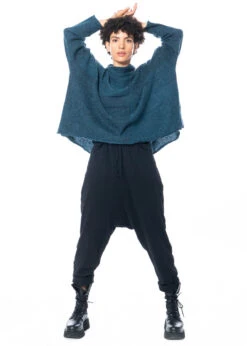 RUNDHOLZ  BLACK  LABEL, Hose Aus Feiner Baumwolle Mit Tiefem Schritt 2233250101 -Kleider Geschaft 3250101 black s 5