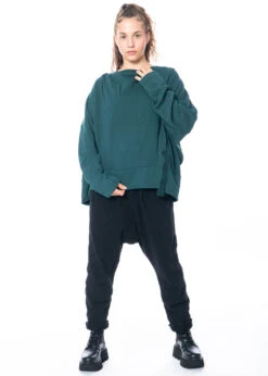 RUNDHOLZ  BLACK  LABEL, T-Shirt Aus Reiner Baumwolle In Einheitsgröße 2233250502 -Kleider Geschaft 3250502 forest os 5 1