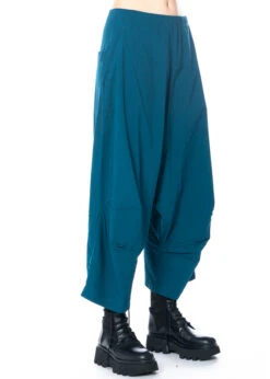 RUNDHOLZ  BLACK  LABEL, 7/8 Hose Mit Weitem Bein Und Tiefem Schritt 2233390122 -Kleider Geschaft 3310122 close up 2