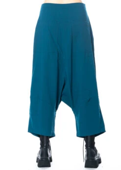 RUNDHOLZ  BLACK  LABEL, 7/8 Hose Mit Weitem Bein Und Tiefem Schritt 2233390122 -Kleider Geschaft 3310122 close up 3