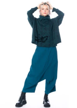 RUNDHOLZ  BLACK  LABEL, Weites Baumwollshirt Mit Flockprint 2233370507 -Kleider Geschaft 3370507