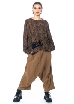 RUNDHOLZ BLACK LABEL, Weites Baumwollshirt Mit Flockprint 2233370507