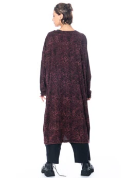 RUNDHOLZ  BLACK  LABEL, Baumwollkleid Mit Flockprint 2233370905 -Kleider Geschaft 3370905 wood flock print 7