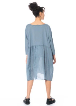 RUNDHOLZ  BLACK  LABEL, Kleid In Einheitsgröße Aus Baumwollmix Mit Print 1233370940 -Kleider Geschaft 3370940 waterprint in onesize 5