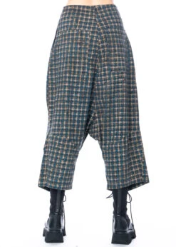 RUNDHOLZ  BLACK  LABEL, 7/8 Hose Mit Weitem Bein, Tiefem Schritt Und Karomuster 2233390102 -Kleider Geschaft 3390102 6