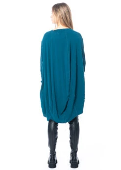 RUNDHOLZ  BLACK  LABEL, Tulpenförmiges Baumwollkleid Mit Elasthan 2233470905 -Kleider Geschaft 3470905 gr. s 5